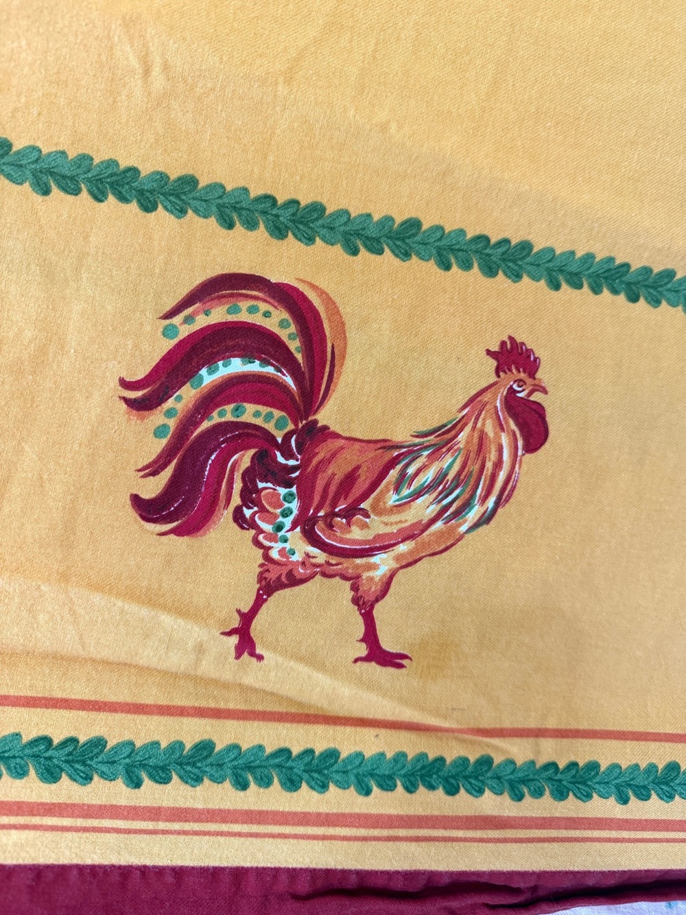 William Sonoma Tuscan Rooster Tablecloth
